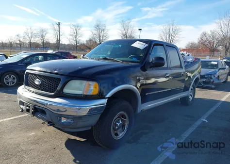 2002 Ford F-150 Lariat/Xlt z USA, uszkodzony, nr VIN 1FTRW08L42KA47432